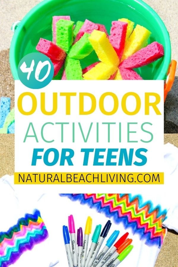 Here are over 40 Fun Outdoor Activities to Do at Home for Pre Teens and Teens. These Fun Things to do Outside in your Backyard will have your kids enjoying nature and playing without screentime. Find Great Backyard Activities for Kids of all ages.