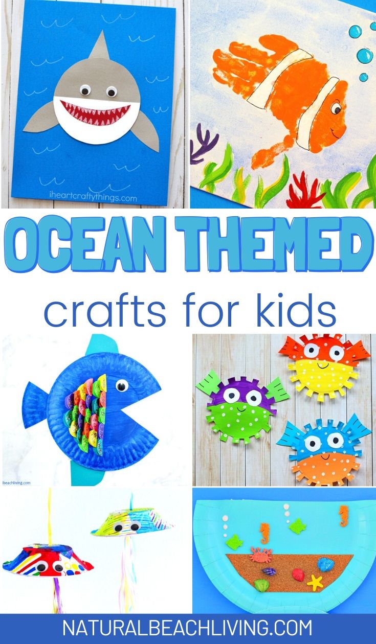 25+ Under the Sea Crafts for Kids – Ocean Themed Crafts