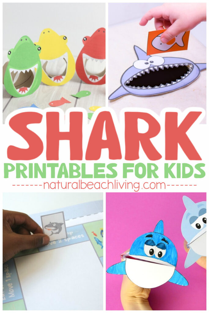 33+ Shark Printables for Kids. Need some easy ways to make Shark Week Fun with kids? These shark printables and shark templates are full of activities, crafts, shark facts, games & coloring pages for any Ocean Theme or shark week activities