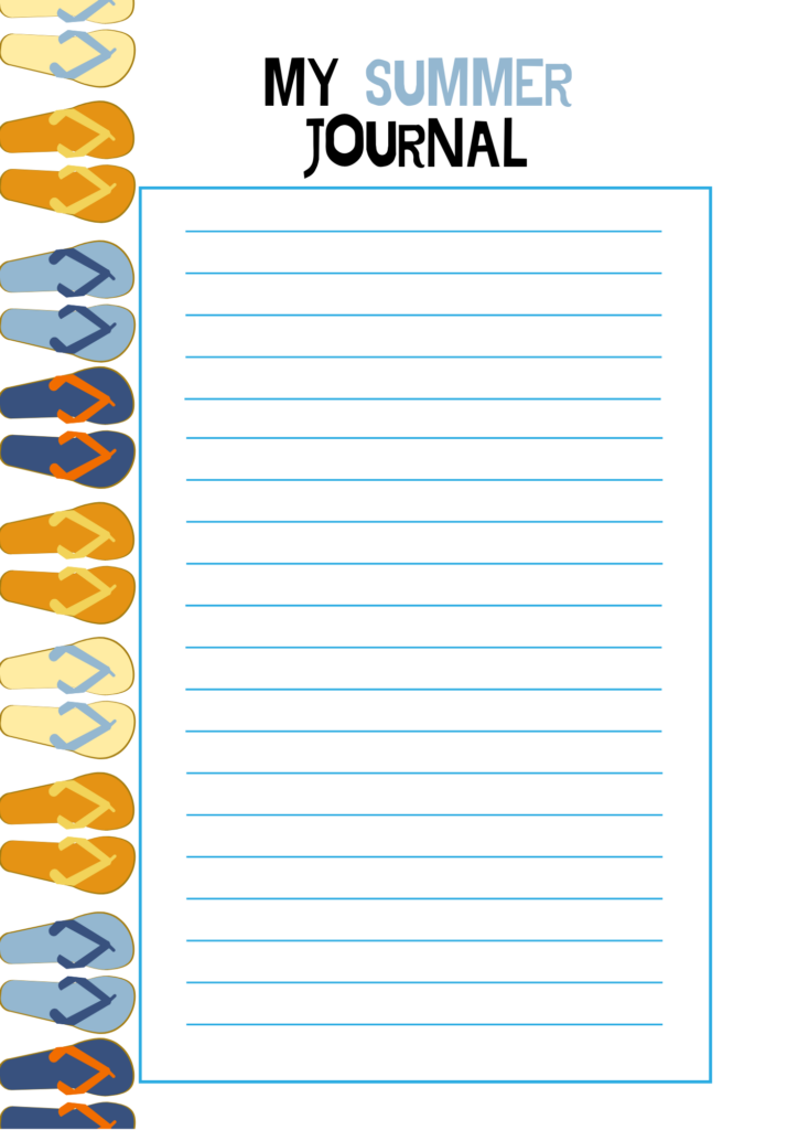 This All About Me Summer Journal is one of the favorite Free Summer Printable Activities! Not only is it fun summer writing for kids, but it's also a great way to keep them active and engaged. It includes great hands on activities, a Thankful list, all about me drawing, journal pages, emotions and feelings activities and so much more.  