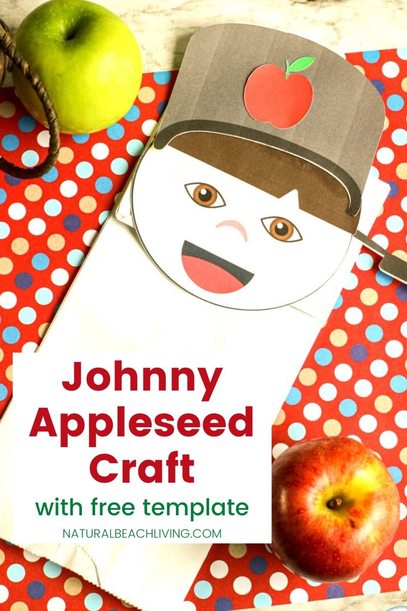Johnny Appleseed Craft Paper Bag Puppet
