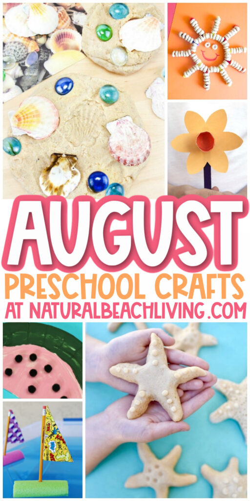 40+ August Preschool Crafts - Summer Art and Craft Activities - Natural