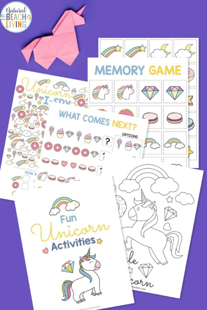 80+ Unicorn Activities including Unicorn Crafts, Unicorn Printables and Unicorn Party Ideas, You'll also find lots of ideas for a Unicorn Theme, Hands on activities for preschoolers, kindergarten and fun ideas pre-teens. Unicorn Printables for Kids and Unicorn Goodie Bag Ideas with free Unicorn Treat Bags and Unicorn Slime!