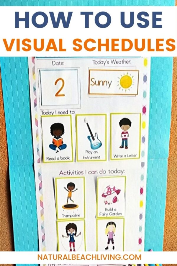 Visual Schedules For Kids With Autism Natural Beach Living