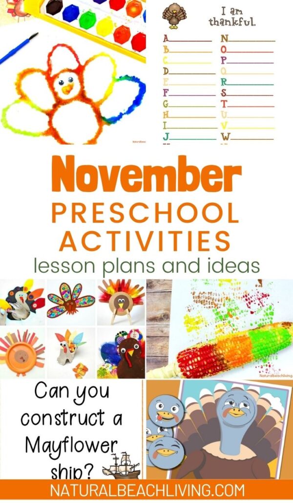 18+ November Preschool Themes with Lesson Plans and Activities