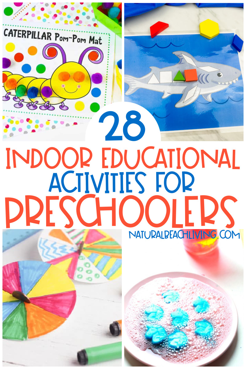 30+ Indoor Educational Activities for Preschoolers