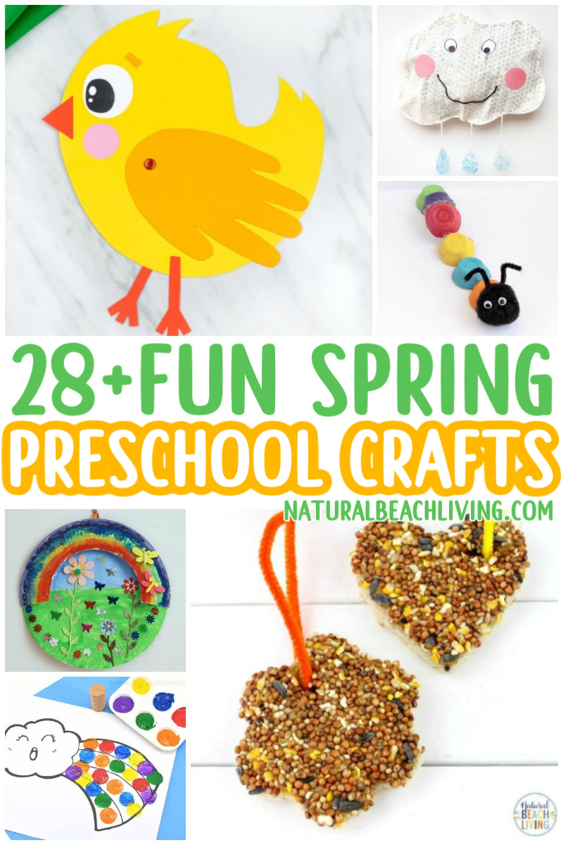 30+ Spring Preschool Crafts – Spring Art and Craft Activities