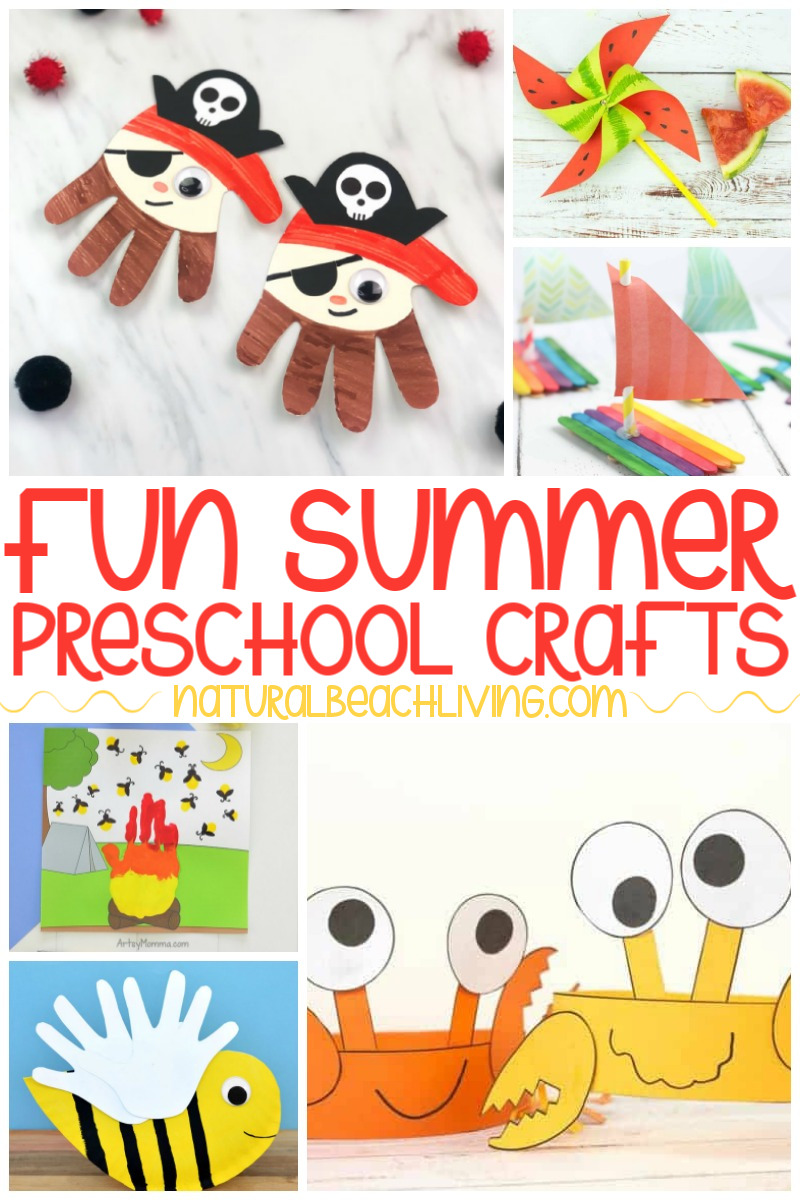 34+ Summer Preschool Crafts – Summer Art and Craft Activities