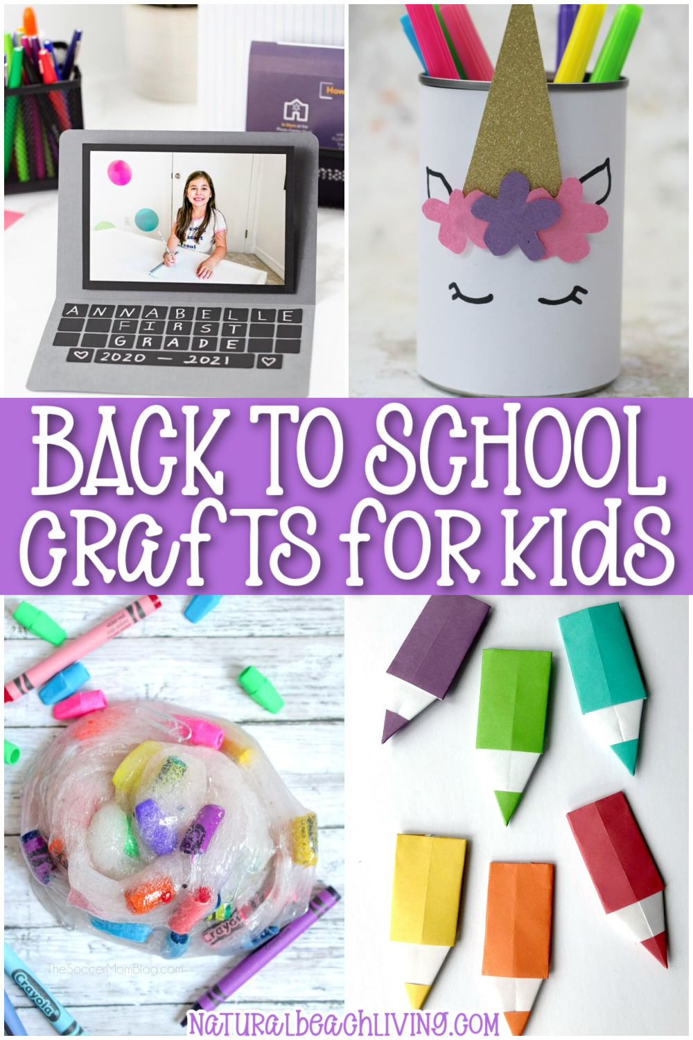 From back to school countdown chains to cute apple projects, these 30 easy and inexpensive crafts for kids. Get ready for the first day of school with these super cute and easy to create Back to School Crafts for preschool, kindergarten, first grade, and beyond. 
