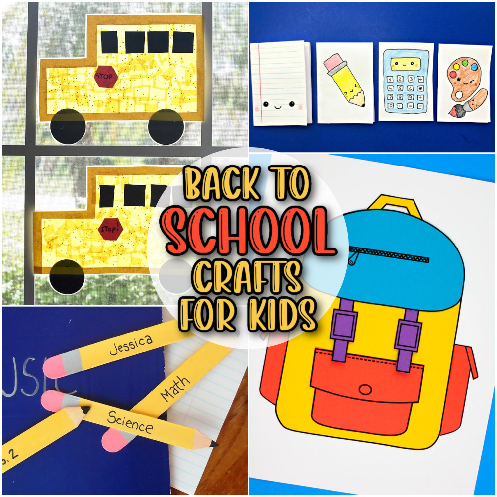 From back to school countdown chains to cute apple projects, these 30 easy and inexpensive crafts for kids. Get ready for the first day of school with these super cute and easy to create Back to School Crafts for preschool, kindergarten, first grade, and beyond. 