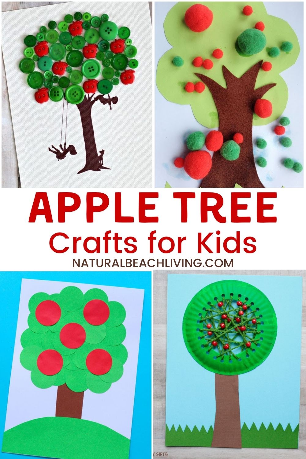Apple trees are one of the best fall themes. Whether you're eating them, picking them, or crafting with them, everyone loves apples! Here are 16 apple tree crafts for kids to inspire you and your little ones this season. Apple Preschool Crafts