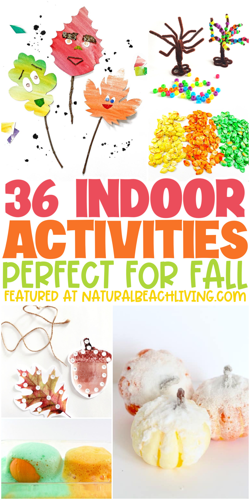 These Fall Indoor Activities will bring the joy of this lovely season inside. Find over 36 ideas for ways you can spend time with your kids indoors during the fall. Hopefully, these will help inspire you to plan fall activities for your weekend or add these to a fall theme week. 