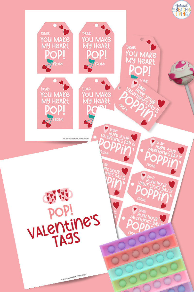 Some of the best valentines are the simplest ones like these free pop it valentine cards! These cards are perfect for preschoolers and elementary children who want to make valentines for their friends and add a popular pop it toy for extra excitement. Fun and easy valentine's day crafts for preschoolers to teens, plus lot's of free kids Valentines cards