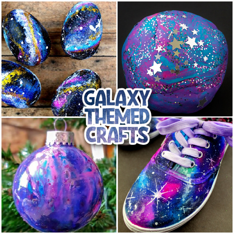 Check out these 27 fun galaxy crafts for kids that are sure to inspire creativity and imagination! From galaxy themed art to DIY Galaxy clothing, Galaxy slime, ad Galaxy Jars there are a ton of creative options to choose from. There are awesome galaxy crafts for preschoolers, elementary school-aged kids, teens, and adults too.
