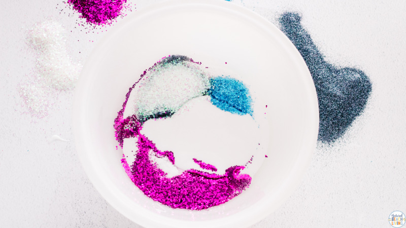 The Best Galaxy Slime Recipe: How to Make Stretchy, Squishy, Homemade Slime, This recipe is simple, quick, and produces a slime that is stretchy and squishy. Kids of all ages will love making and playing with Galaxy Slime