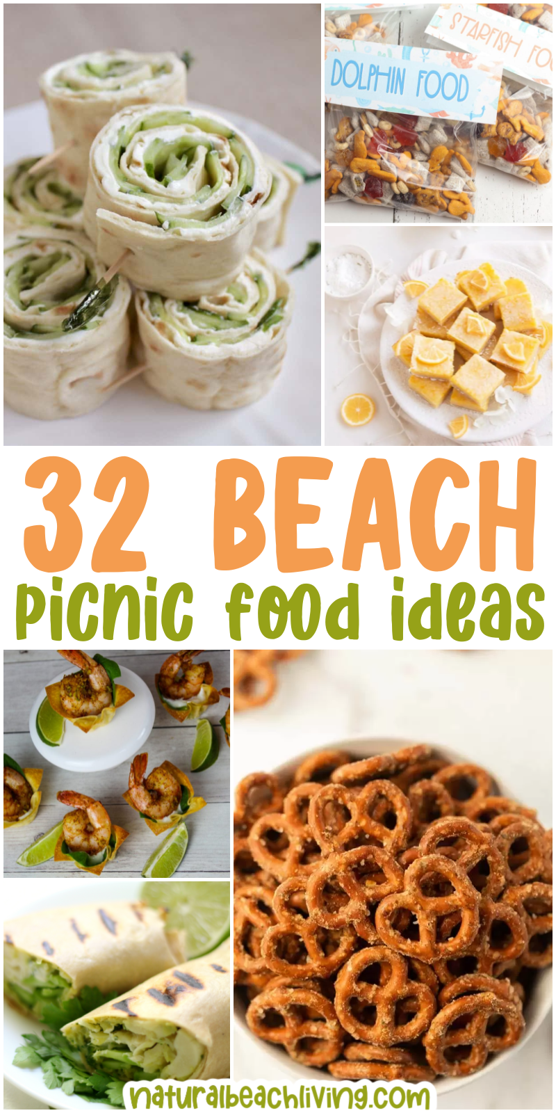 Make a few of these Beach Picnic Food Ideas to pack for a delicious lunch, Find easy main dishes, side dishes, treats, sweets, and more for a fun day at the beach with your family,  friends, or on a date. These picnic lunch ideas for the beach are just what you need this summer. 